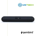 Na slici su prikazani Zvučnici Bluetooth Soundbar GEMBIRD SPK-BT-BAR400L sa. Prikazana je zadnja strana zvučnika. Na slici se pored toga nalazi logo naše firme "MSTech" i logo proizvođača "GEMBIRD".