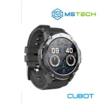 Prikaz lijeve strane CUBOT C21 BLACK pametnog sata. Pored toga na slici je prikazan logo naše firme "MSTech" i logo proizvođača "CUBOT".