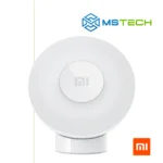 Na slici su prikazani Xiaomi Mi noćno svjetlo sa detektorom pokreta, logo naše firme "MSTech" i logo proiyvo]a;a "XIAOMI".