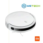 Na slici su prikazani Xiaomi Robot Usisivač E10, logo naše firme "MSTech" i logo proizvođača "XIAOMI".