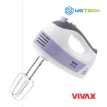 Na slici su prikazani VIVAX HOME RUČNI MIKSER HM-400WP, logo naše firme "MSTech" i logo proizvođača "VIVAX".