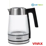 Na slici su prikazani VIVAX HOME KUHALO ZA VODU WH-181CX , logo naše firme "MSTech" i logo proizvođača "VIVAX".