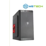 Na slici je prikazan PC računar UBIT Twister - AMD Ryzen 3 3200G, 16GB RAM, 240GB SSD. Prikazana je prednja strana računara. Na slici se pored toga nalazi logo naše firme "MSTech".