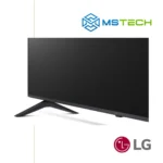 Prikaz nogara LG TV LED 65UR78003LK televizora. Na slici je pored toga prikazan logo naše firme "MS Tech" i logo proizvođača "LG".