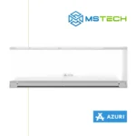 Prikaz prednje strane unutrašnje jedinice AZURI NORA PREMIUM AZI-WA50VG inverter klima uređaja. Na slici se nalazi logo naše firme "MS Tech" i logo proizvođača "Azuri".