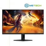 Na slici su prikazani AOC 24G4XE GAMING MONITOR i logo naše firme "MSTech"