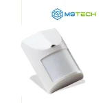Na slici su prikazani DSC detektor pokreta EC301DP, logo naše firme "MSTech" i logo proizvođača "HIKVISION".
