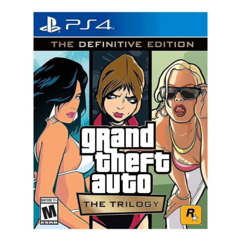Omot igrice GTA The Trilogy: Grand Theft Auto: The Trilogy – The Definitive Edition PS4
