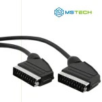 Na slici su prikazani Kabal SCART na SCART 1,5m i logo naše firme "MSTech"