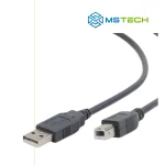 Na slici su prikazani Kabal USB A-B 1,8m i logo naše firme "MSTech"