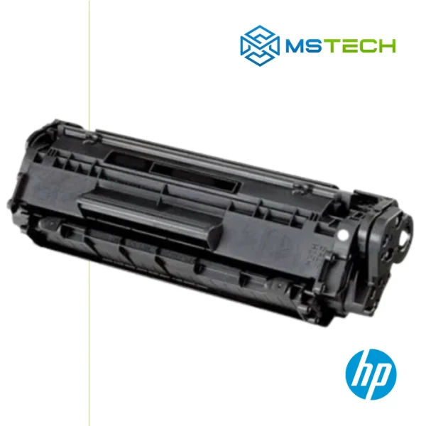 Na slici su prikazani Kompatibilni HP Toner 150A W1500A, logo naše firme "MSTech" i logo proizvođača "HP".