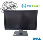 Na slici je prikazan Polovni monitor DELL 27 inča. Pored toga na slici se nalazi logo naše firme "MS Tech", logo proizvođača "DELL" i znak "REFURBISHED".