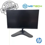 Na slici je prikazan Polovni monitor HP 24 inča. Pored toga na slici se nalazi logo naše firme "MS Tech", logo proizvođača "HP" i znak "REFURBISHED".