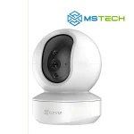 Na slici su prikazani Smart Home kamera EZVIZ CS-TY1 4mm i logo naše firme "MSTech"