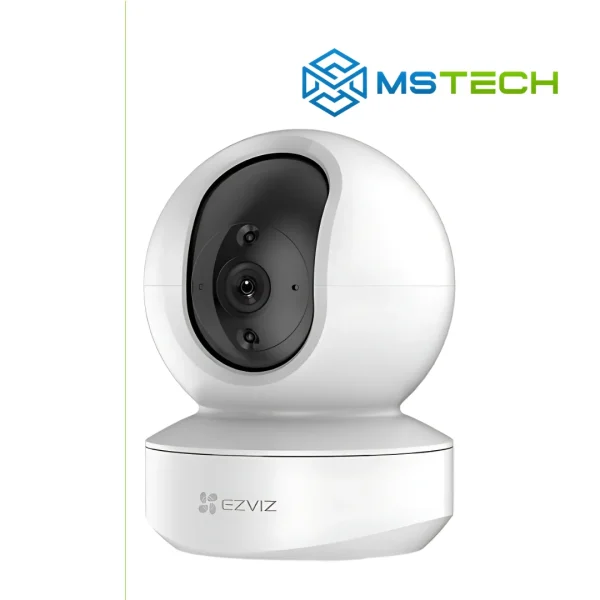 Na slici su prikazani Smart Home kamera EZVIZ CS-TY1 4mm i logo naše firme "MSTech"