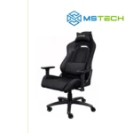Na slici su prikazani Trust Gaming stolica GXT 714 i logo naše firme "MSTech"