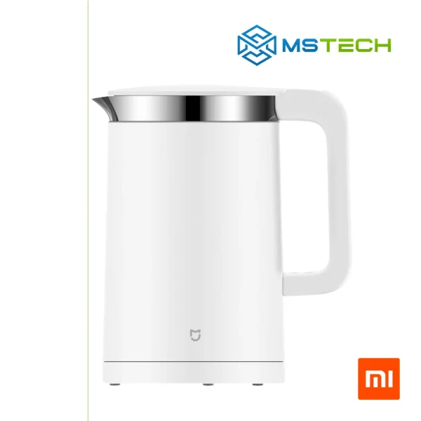 Na slici su prikazani Xiaomi Mi Pametno Kuhalo Pro, logo naše firme "MSTech" i logo proizvođača "XIAOMI".